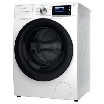 Lavadora Whirlpool W6 08 Silence IT - 10 kg, Centrifugado 1400 rpm, Clase A, Motor Inverter, Función Vapor, Color Blanco