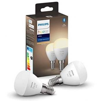 Philips Hue White LED Gota E14 5,7W Doble Pack