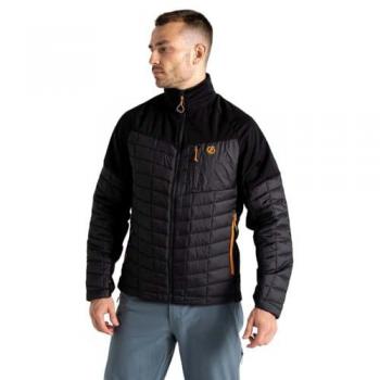 Dare2b Men's XL Water-Repellent Mountaineer II Hybrid Softshell Jacket Black