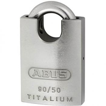 Abus 90RK/50 B - Candado Titalium Arco Protegido e Inoxidable 50mm Blister