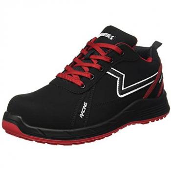 Zapatos de trabajo Paredes Alonso S3 CI HI ESD SRC - Talla 41 - Color Negro y Rojo
