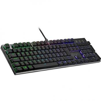Teclado Mecánico Cooler Master SK652 RGB USB Italiano - Interruptores Rojos, Diseño Bajo Perfil, Retroiluminación Personalizable