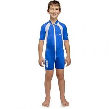 Cressi Caicos - Traje de buceo, color azul / blanco, talla S