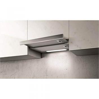 Elica ELITE14 LUX GRIX/A/60 Campana extractora, plata, acero inoxidable 500 m³/h