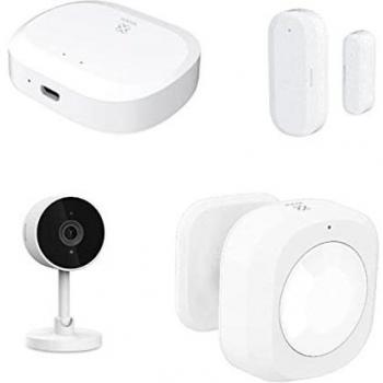 Woox 741648 Kit de Seguridad Basic antirrobo inalámbrico, R7072, Blanco