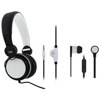 T 'nB csbcpackwh de 2 en 1 Pack auricular peatones Juego/auriculares in-ear Color Blanco/Negro