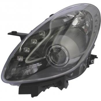Faro delantero ALKAR 2745471 con características de faro halógeno, diseño específico para vehículos, homologación ECE, óptica clara y lente de policarbonato resistente a impactos