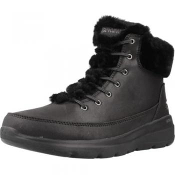 Botas Cortas al Tobillo Skechers Glacial Ultra Negro Mujer, Talla 40 EU