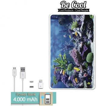 Becool® - Batería Externa Power Bank 4000 mah + Gratis 1 cable USB-MicroUsb