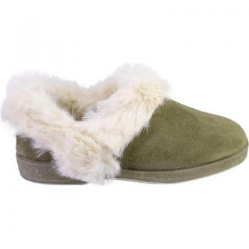 LARO LOLA33 Zapatillas de casa de mujer kaki 623