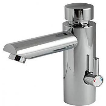 Grifo de Lavabo Temporizado de 2 Aguas Cromado Solestop Ramon Soler