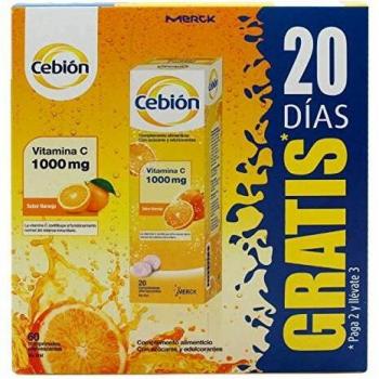 Cebion Effervescent Vitamin C 1000 Mg Pack of 60 Tablets
