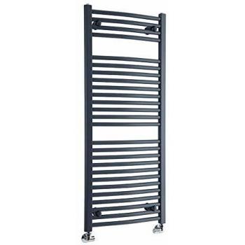 Radiador Toallero Curvo Antracita 1200mm x 500mm 699 Vatios