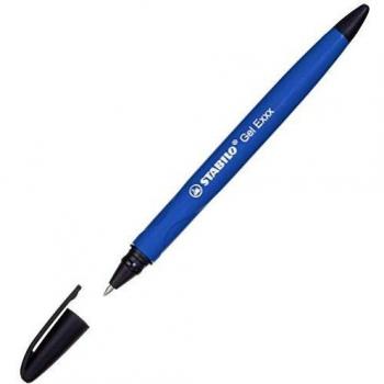 BOLÍGFRAFO STABILO GEL EXXX AZUL ESCRIBE/BORRA/CORRIGE RECARGABLE GOMA INCORPORADA TRAZO 0.5MM