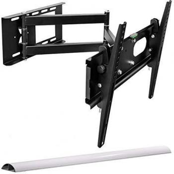 TV Soporte de pared abatible, distancia a la pared: 65 cm, extensible, TV hasta 55 pulgadas