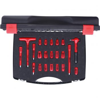 Juego de llaves de vaso aisladas KS Tools 1/4, 22 piezas