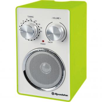 Roadstar HRA-1100 GR Home - Radio FM con entrada auxiliar, color verde [Importado de Alemania]