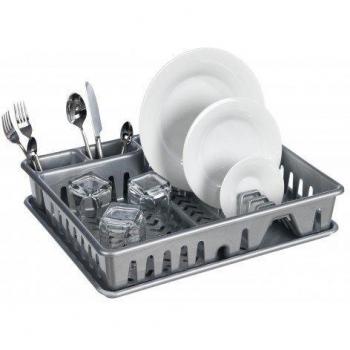 ESCURREPLATOS C/BANDEJA GRIS TOYMA 48X38X10,5
