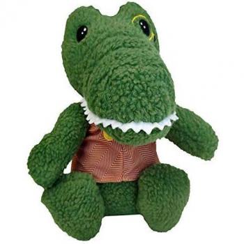 Peluche para Perros Gloria - Tamaño 24 cm - Peluche Buky - Juguete para Perros - Peluche con Sonido - Textura Suave - Material Resistente - Ideal para Perros pequeños - Color Verde