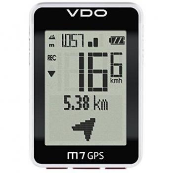 VDO Cyclecomputing M7 GPS Wireless bicycle computer Negro, Color blanco - ordenador para bicicletas