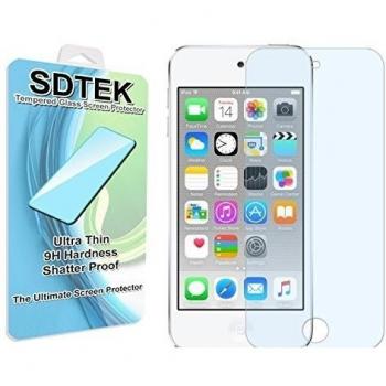 SDTEK iPod Touch 6 6G 6th Generation Protector de Pantalla Cristal Vidrio Templado Glass Screen Protector
