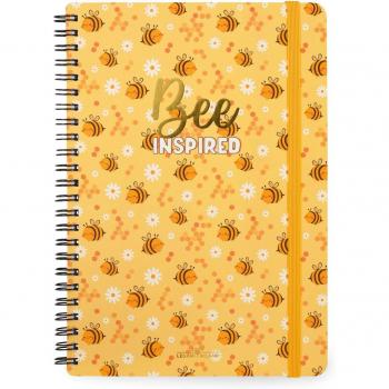 Agenda Legami 2024 Large Semana Vista con Espiral Bee