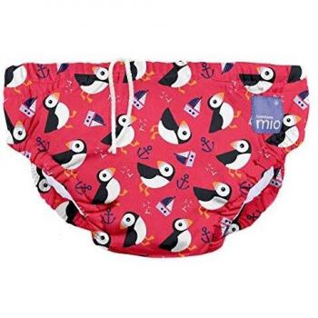 Pañal Bañador Reutilizable Desfile de Frailecillos Tamaño L (9-12 kg)
