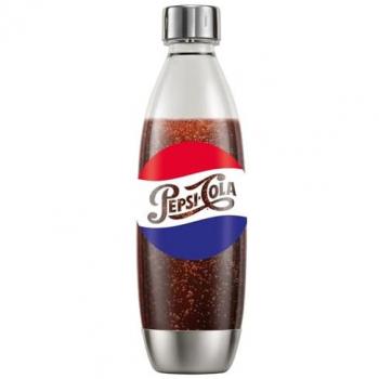 Botella Sodastream 1L Fuse Pepsi Edición Limitada - Compatible Lavavajillas - Sin BPA - Diseño Collector