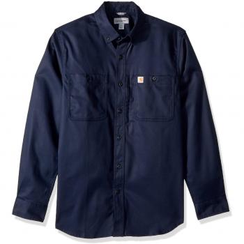 Camiseta Carhartt Rugged Professional para hombre, color azul, manga larga, talla M
