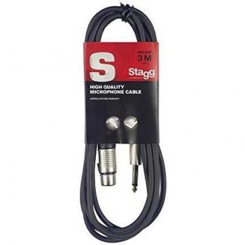 Stagg SMC3 XP - 3m XLR Female to Jack Microphone Cable
