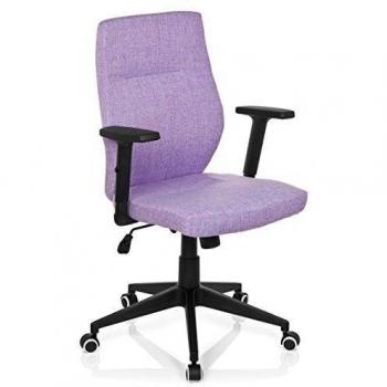 hjh OFFICE 719750 Silla de oficina MATTEO tejido lila