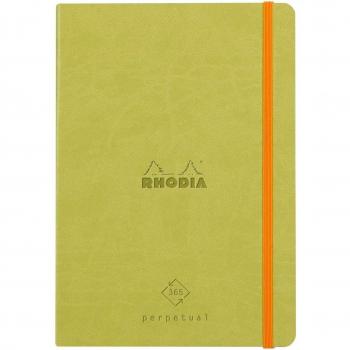 Perpetual A5 - Cuaderno Rhodiarama Verde Anís 14,8x21 cm