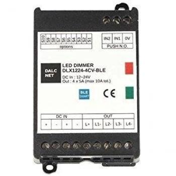 Dimmer LED Bluetooth CCT RGB RGBW 12V 24V Dalcnet DLX1224-4CV-BLE