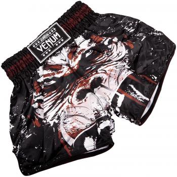 Venum Gorilla Pantalones Cortos de Muay Thai, Hombre, Negro, M