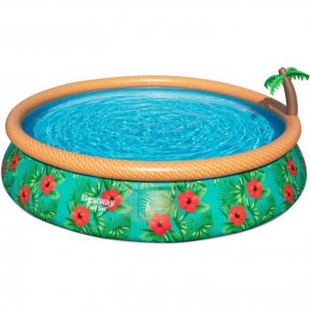 Piscina Hinchable Paradise Palms Fast Set Bestway 9677L Ø457 Cm