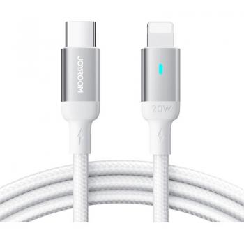 Cable USB-C a Lightning Joyroom S-CL020A10 20W Rápido 2m Blanco