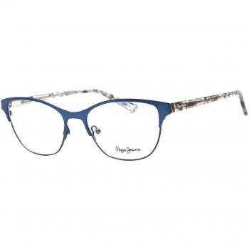 Pepe Jeans PJ1386 C2 Women's Blue Eyeglasses Frame Size 53 - Blue Light Blocking Available