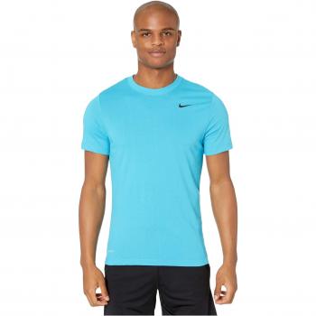 Nike M Nk Dry tee Dfc Crew Solid Camiseta, Hombre, lt Blue Fury/Black, L