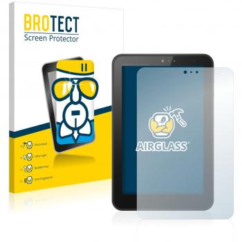 BROTECT Protector Pantalla Cristal Híbrido Compatible con HP Pro Tablet 408 G1 Protector Vidrio - [Dureza 9H, Anti-arañazos]