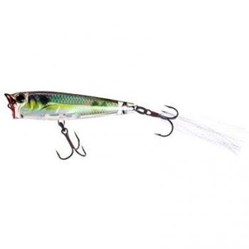 Yo-Zuri 3DR Flotante Popper Lure, Real molleja Shad, 2 5/8 