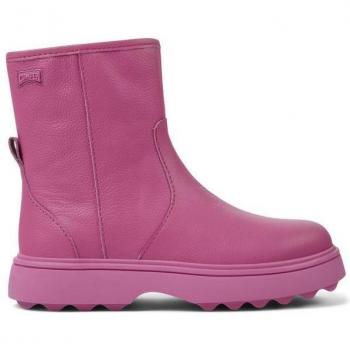 Botas de niña Camper en piel color rosa