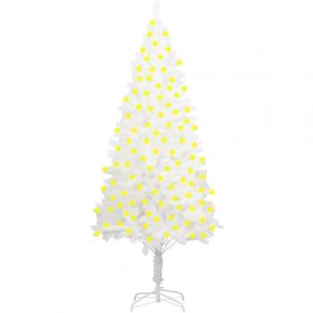 240 cm White Pre-lit Artificial Christmas Tree
