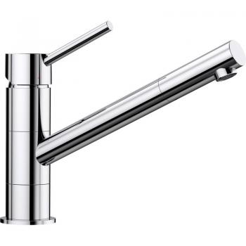Grifo de Cocina Blanco Kano Cromado 521502 con Bec Orientable 360° y Cartucho Cerámico