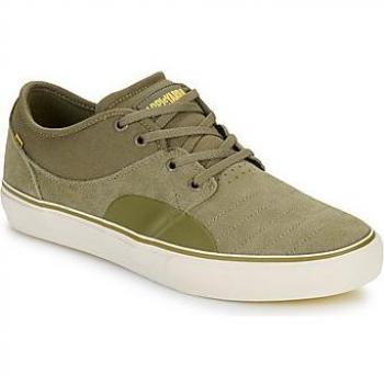 Zapatillas de Skate GLOBE MAHALO PLUS - Khaki/Antique, características: diseño en color khaki y antique, suela de goma para mayor tracción, parte superior de cuero sintético y malla para transpir