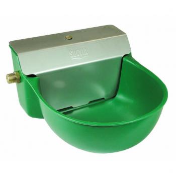 Bebedero Suevia modelo 130P con flotador - plástico - verde - 1/2''