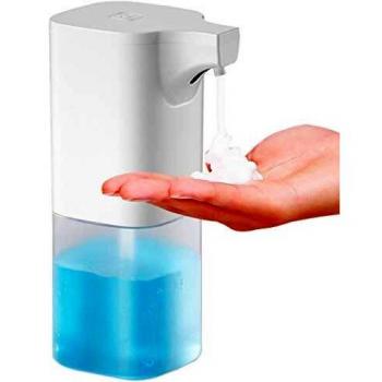 JUSTDOLIFE Dispensador Jabon Automático, dispensador jabon automático 350ml Dispensador de jabón de Espuma sin Contacto Auto Manos Libres con Sensor Inteligente para baño Cocina Inodoro Oficina Hotel