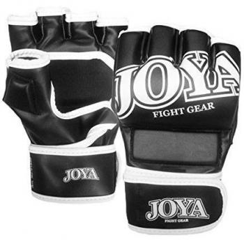 Joya hombres 01840 boxeo cuero sintético guantes de rejilla libre - Super Negro, extra pequeña