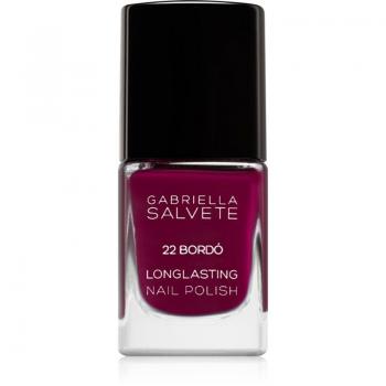 Gabriella Salvete Longlasting Enamel Long-lasting Nail Polish with High Gloss Effect Shade 22 Bordó 11 ml
