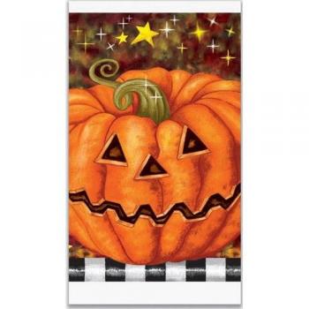 Cubierta de Mesa de Fiesta de Calabaza de Halloween, Cubierta de Mesa de plástico