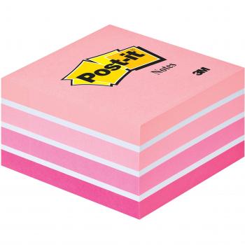 Post-It Notes, 2028P 76 x 76 mm - Pastel Pink, 1 Cube